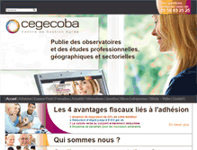 Tablet Screenshot of cegecoba.com